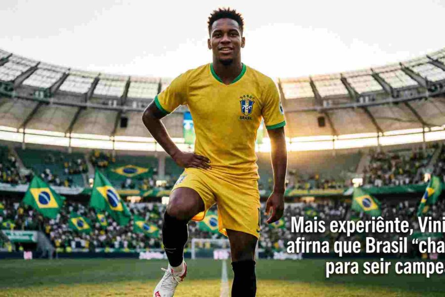 Mais experiente, Vini Jr. afirma que Brasil 
