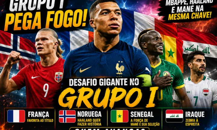 Desafiador Grupo I da Copa reúne França, Noruega, Senegal e Iraque